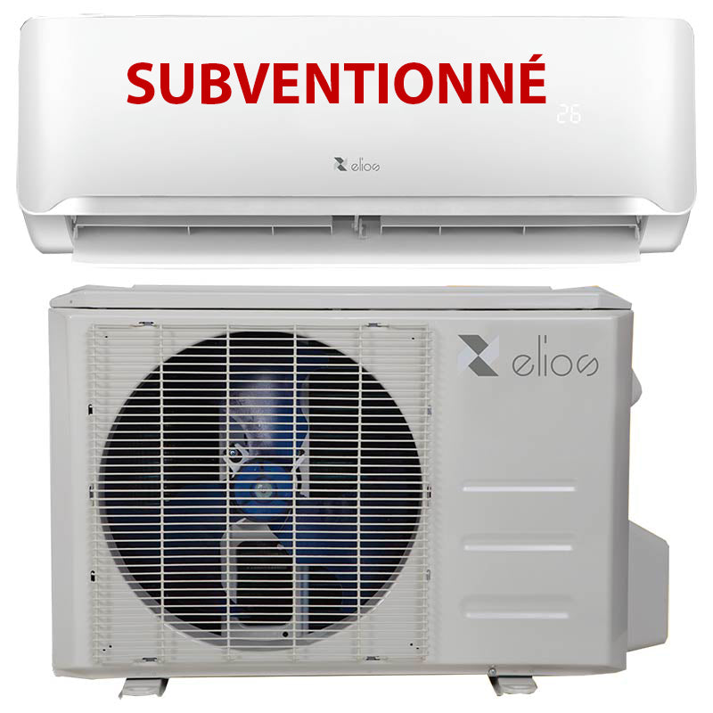 SUBVENTION! Thermopompe murale Elios 9 000 BTU 21 SEER (kit d'installation et livraison inclus)